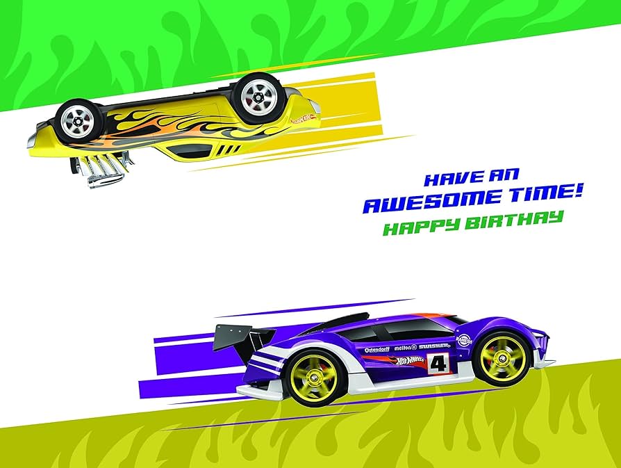 Hot Wheels Son Birthday Card: Greeting Cards: Amazon.com.au